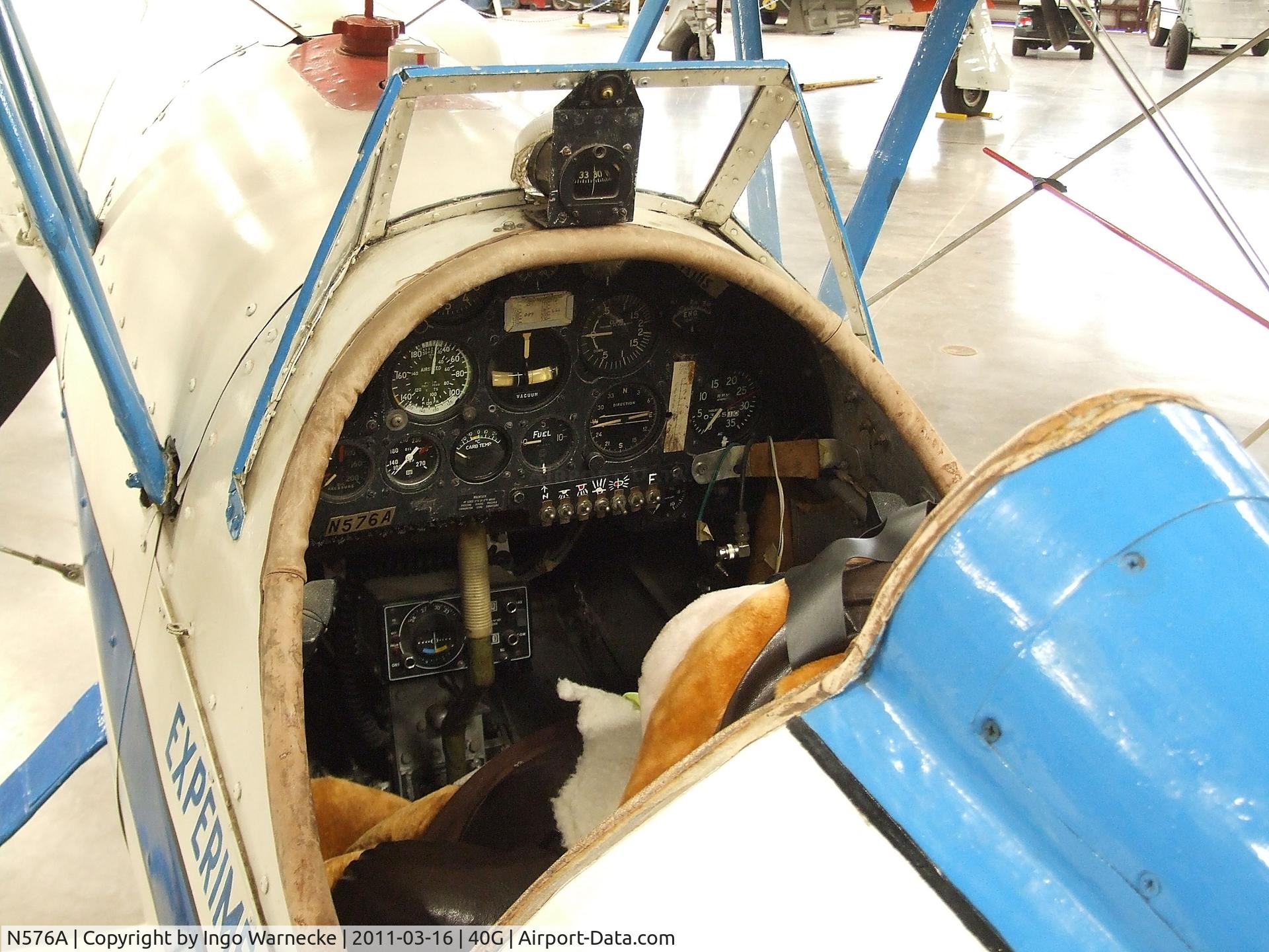 N576A, 1964 Bretthauer Lewann Biplane DD-1 C/N 1, Bretthauer Lewann DD-1 at the Planes of Fame Air Museum, Valle AZ  #c