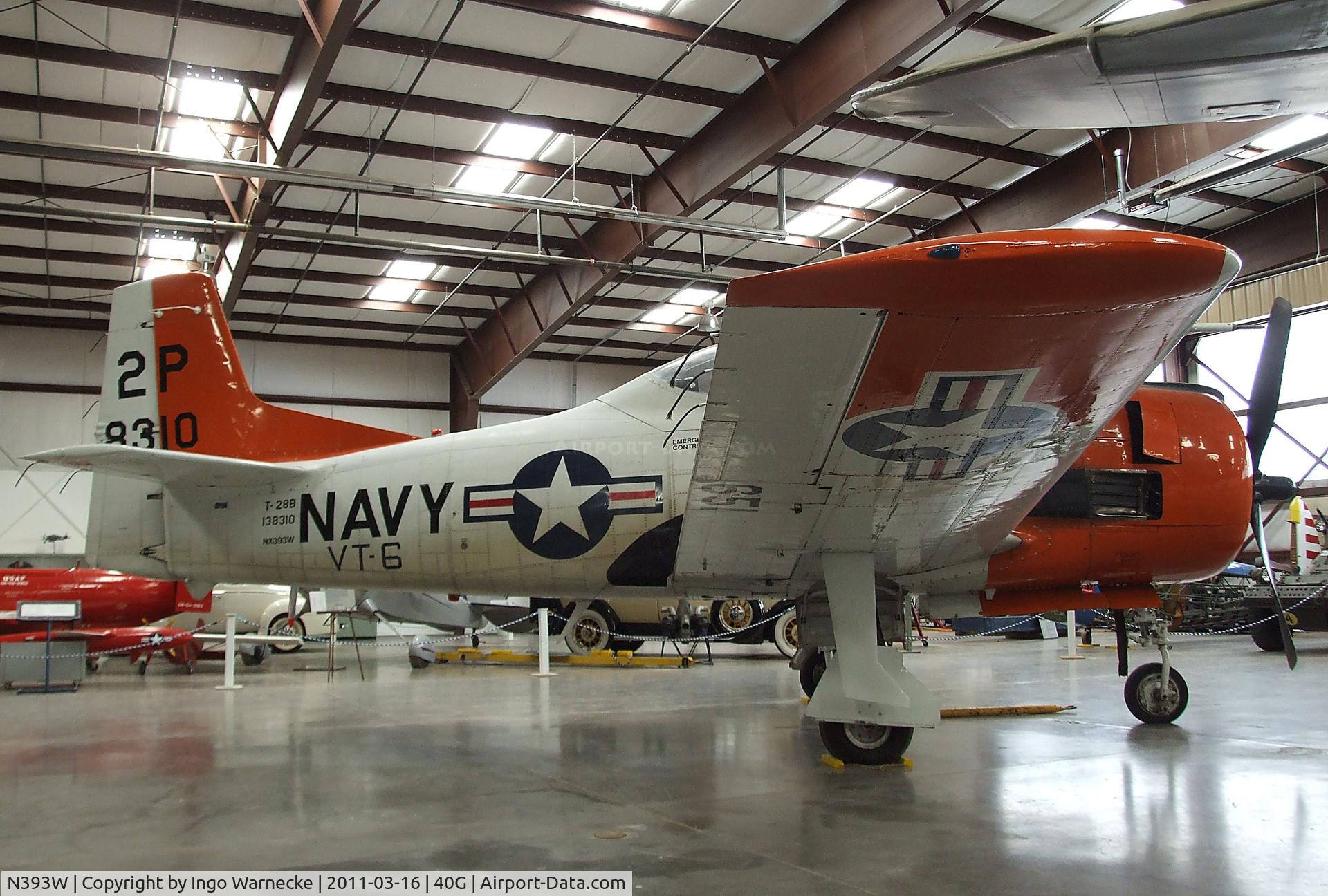 N393W, 1954 North American T-28B Trojan C/N 200-381, North American T-28B Trojan at the Planes of Fame Air Museum, Valle AZ