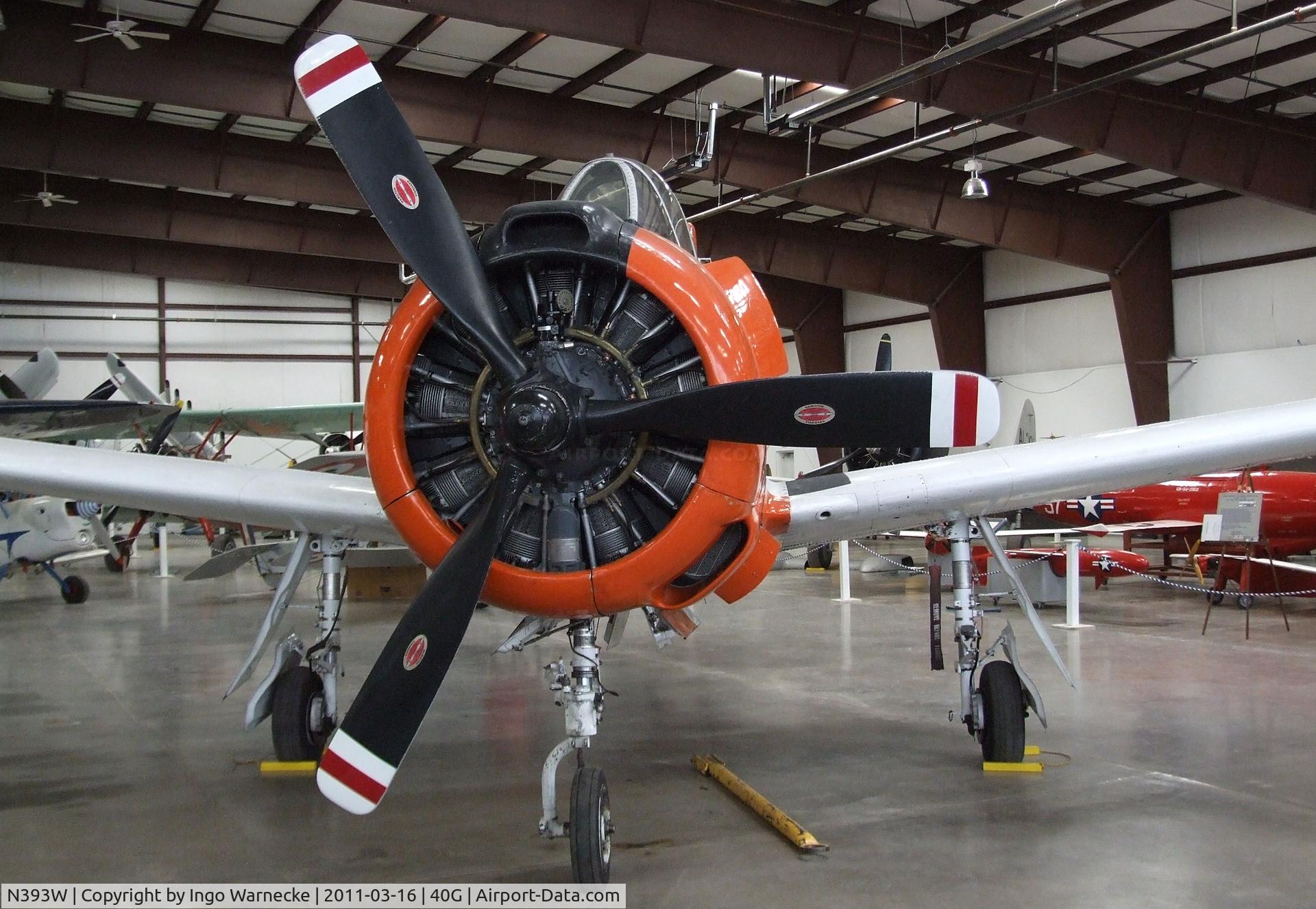 N393W, 1954 North American T-28B Trojan C/N 200-381, North American T-28B Trojan at the Planes of Fame Air Museum, Valle AZ