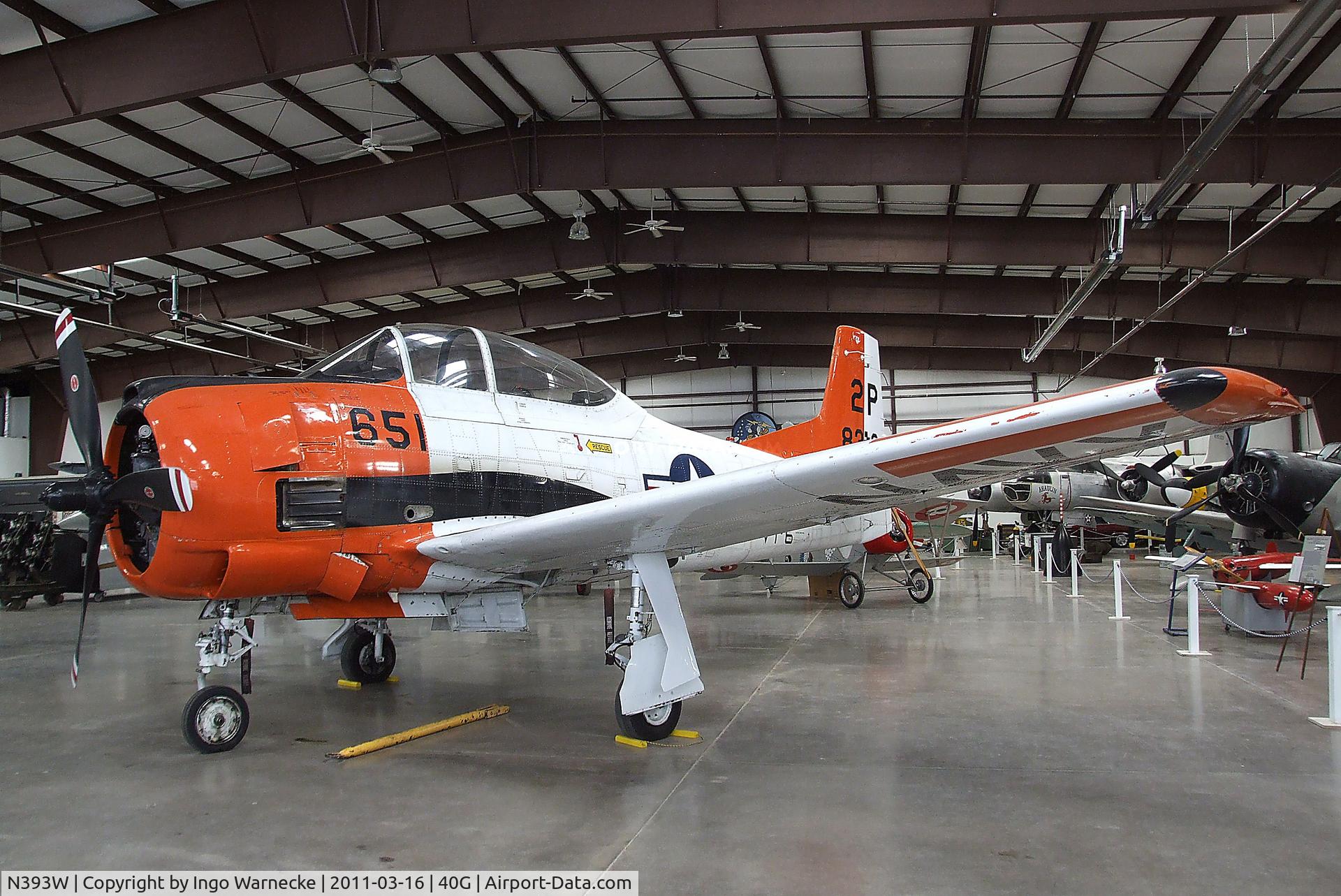 N393W, 1954 North American T-28B Trojan C/N 200-381, North American T-28B Trojan at the Planes of Fame Air Museum, Valle AZ