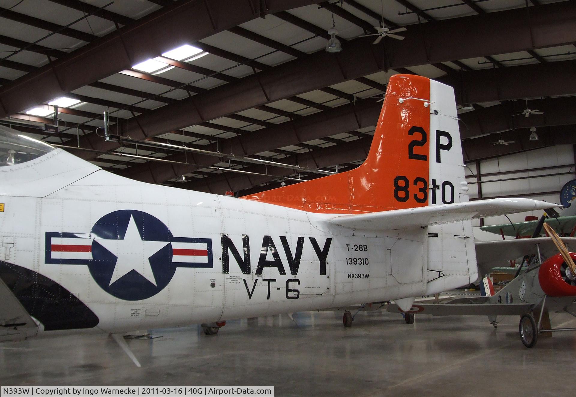 N393W, 1954 North American T-28B Trojan C/N 200-381, North American T-28B Trojan at the Planes of Fame Air Museum, Valle AZ