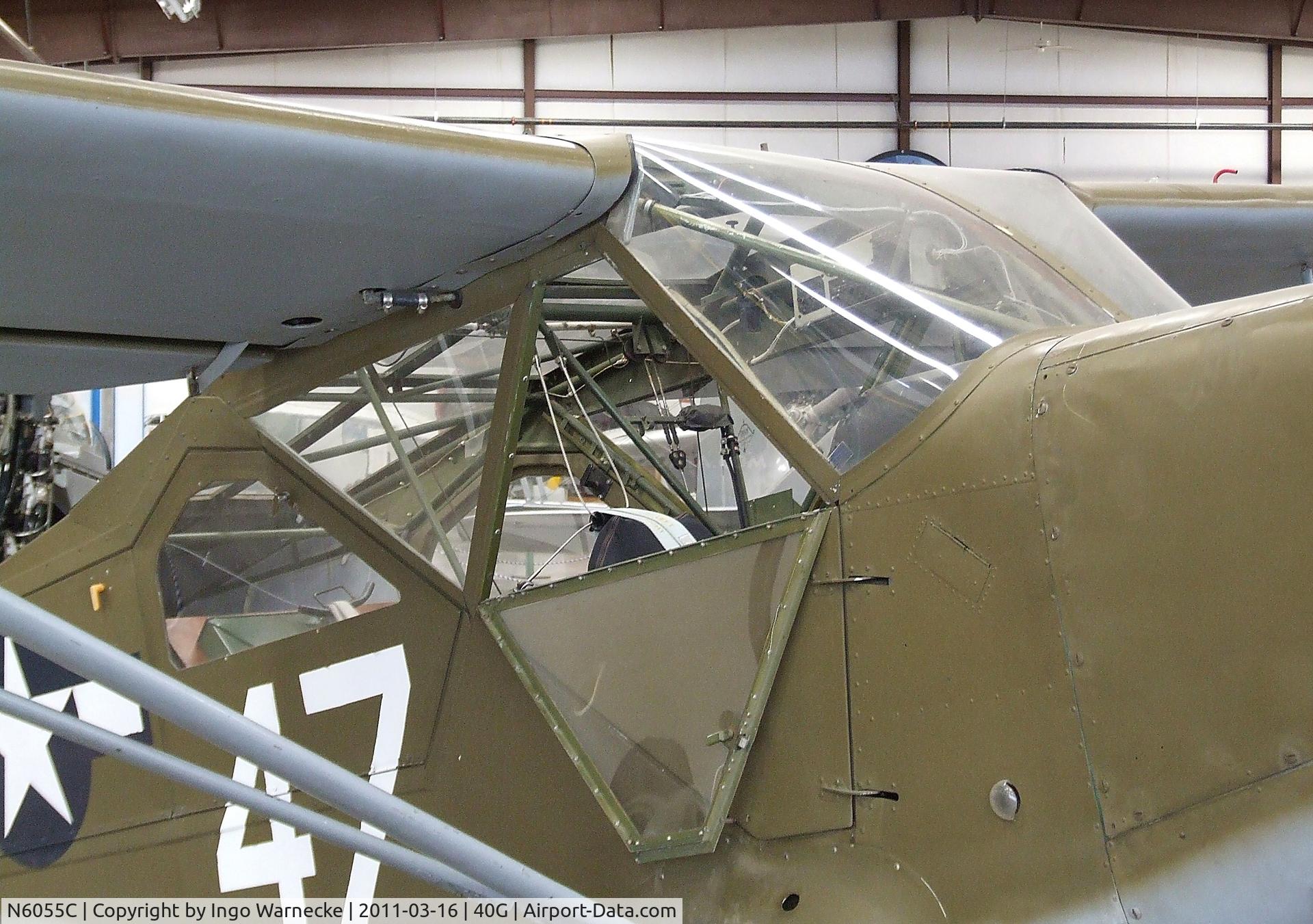 N6055C, 1945 Stinson U-19B (L-5G) C/N Not found 45-34950/N6055C, Stinson L-5G Sentinel at the Planes of Fame Air Museum, Valle AZ
