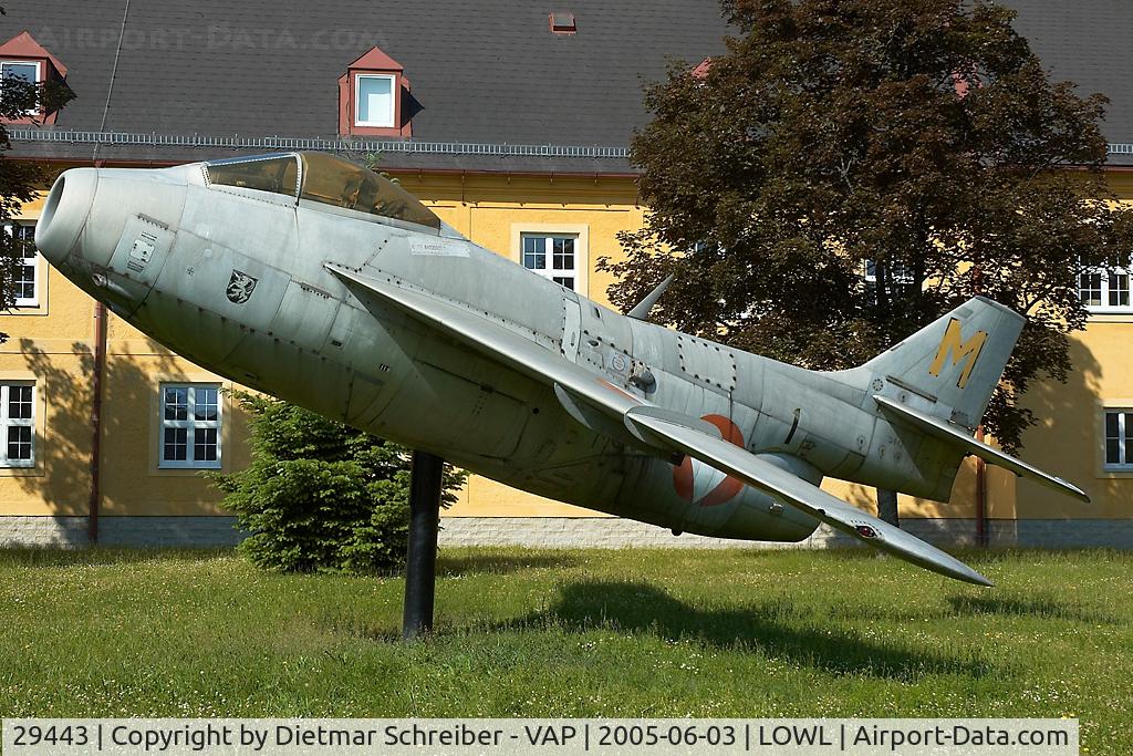 29443, Saab J-29F Tunnan C/N 29443, Saab Tunnan Austrian Air Force