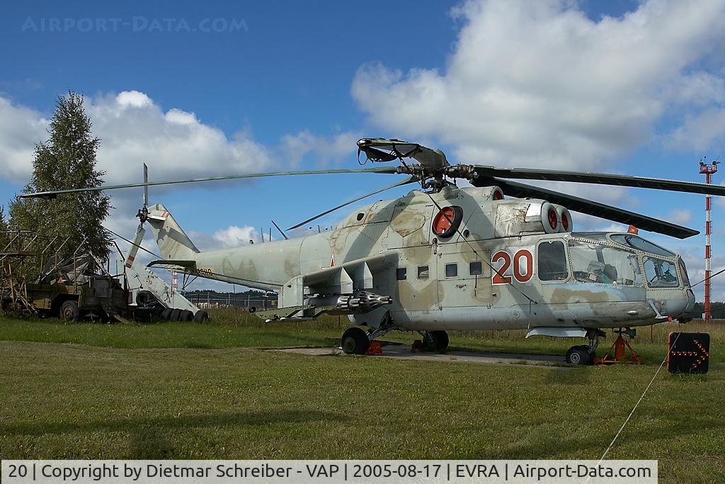 20, Mil Mi-24A Hind C/N 2201407, Russia Air Force Mil Mi24