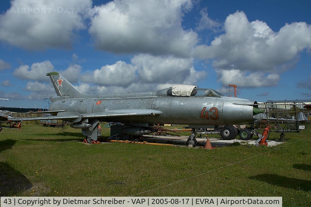 43, Sukhoi Su-7U Moujik C/N Not found 43, Sukhoi Su7 Russian Air Force