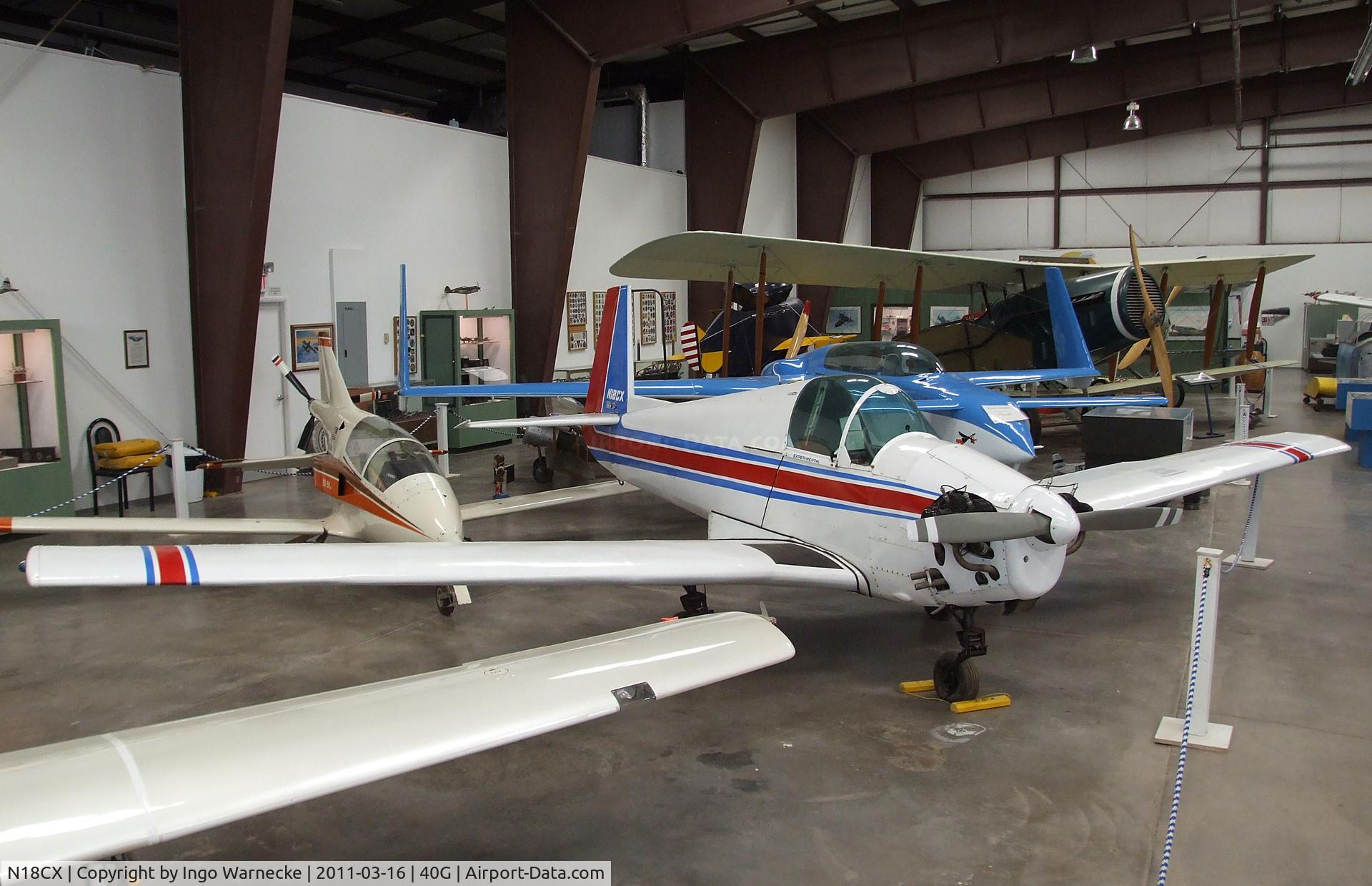 N18CX, 1991 Mooney M18C Mite Mite C/N 01, Mooney (Cox) M.18C Mite at the Planes of Fame Air Museum, Valle AZ