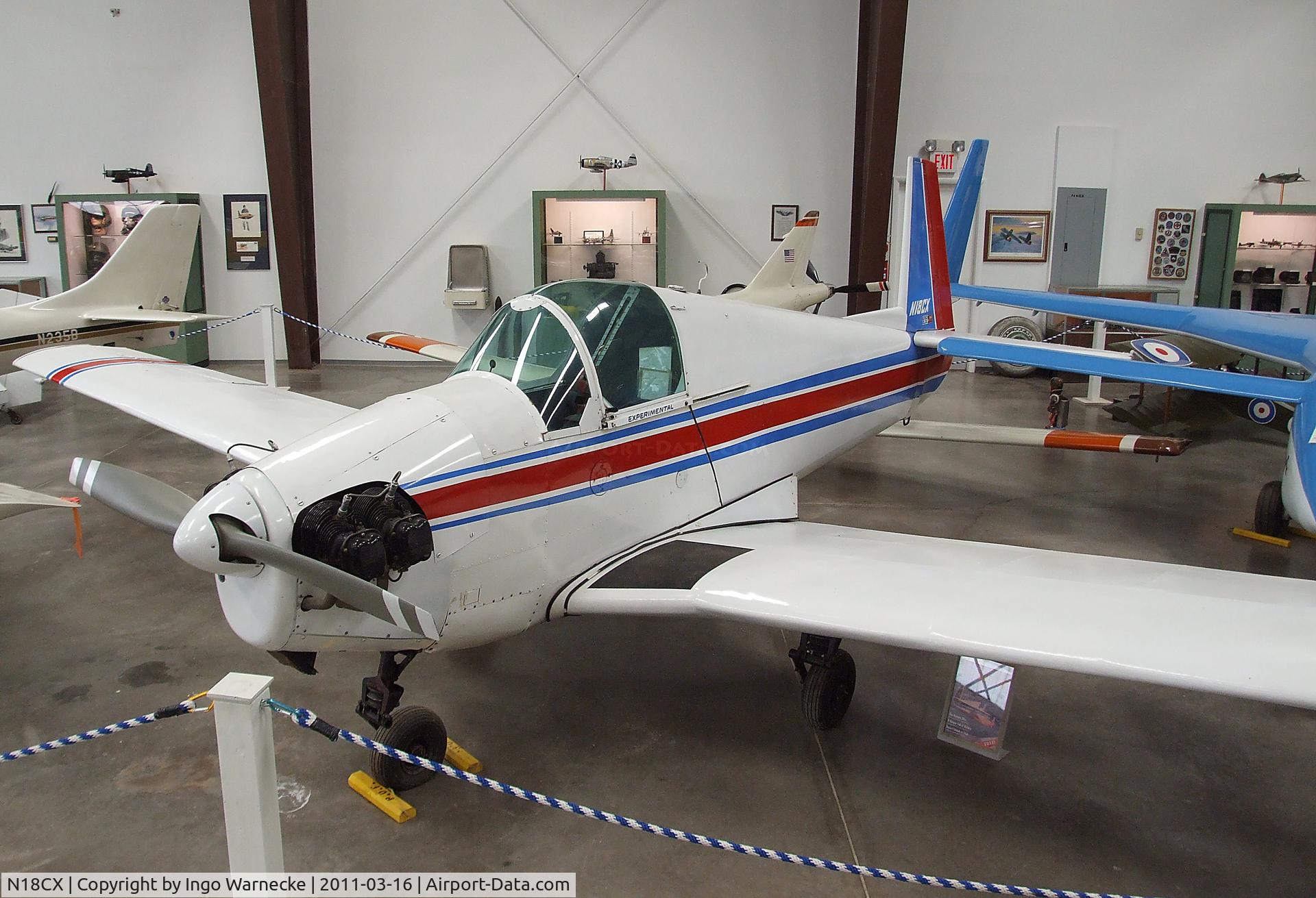 N18CX, 1991 Mooney M18C Mite Mite C/N 01, Mooney (Cox) M.18C Mite at the Planes of Fame Air Museum, Valle AZ
