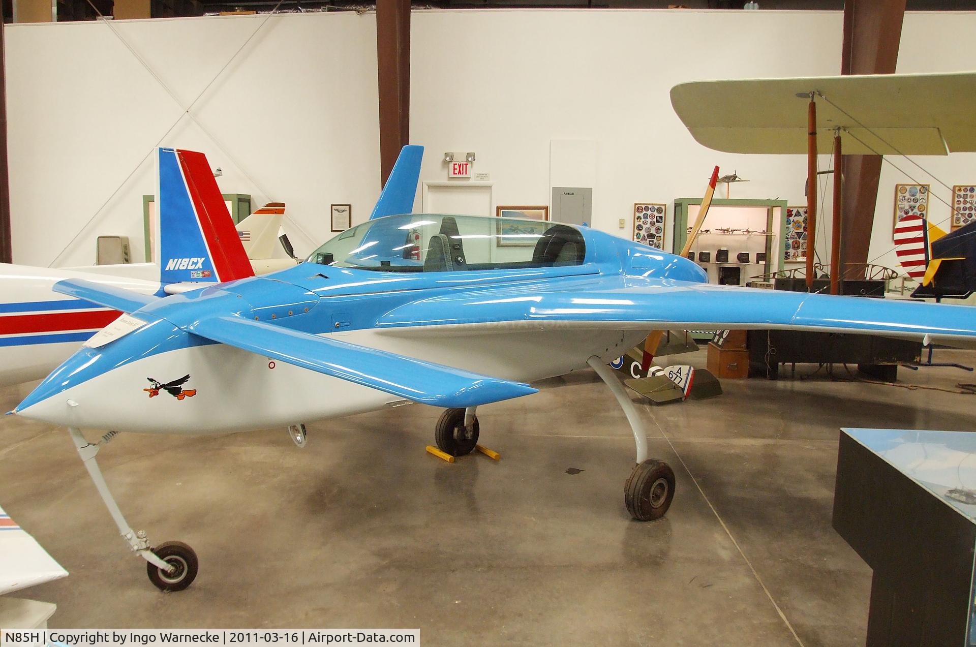 N85H, Rutan Long-EZ C/N 704, Rutan (D.E. Hatten) Long-EZ at the Planes of Fame Air Museum, Valle AZ