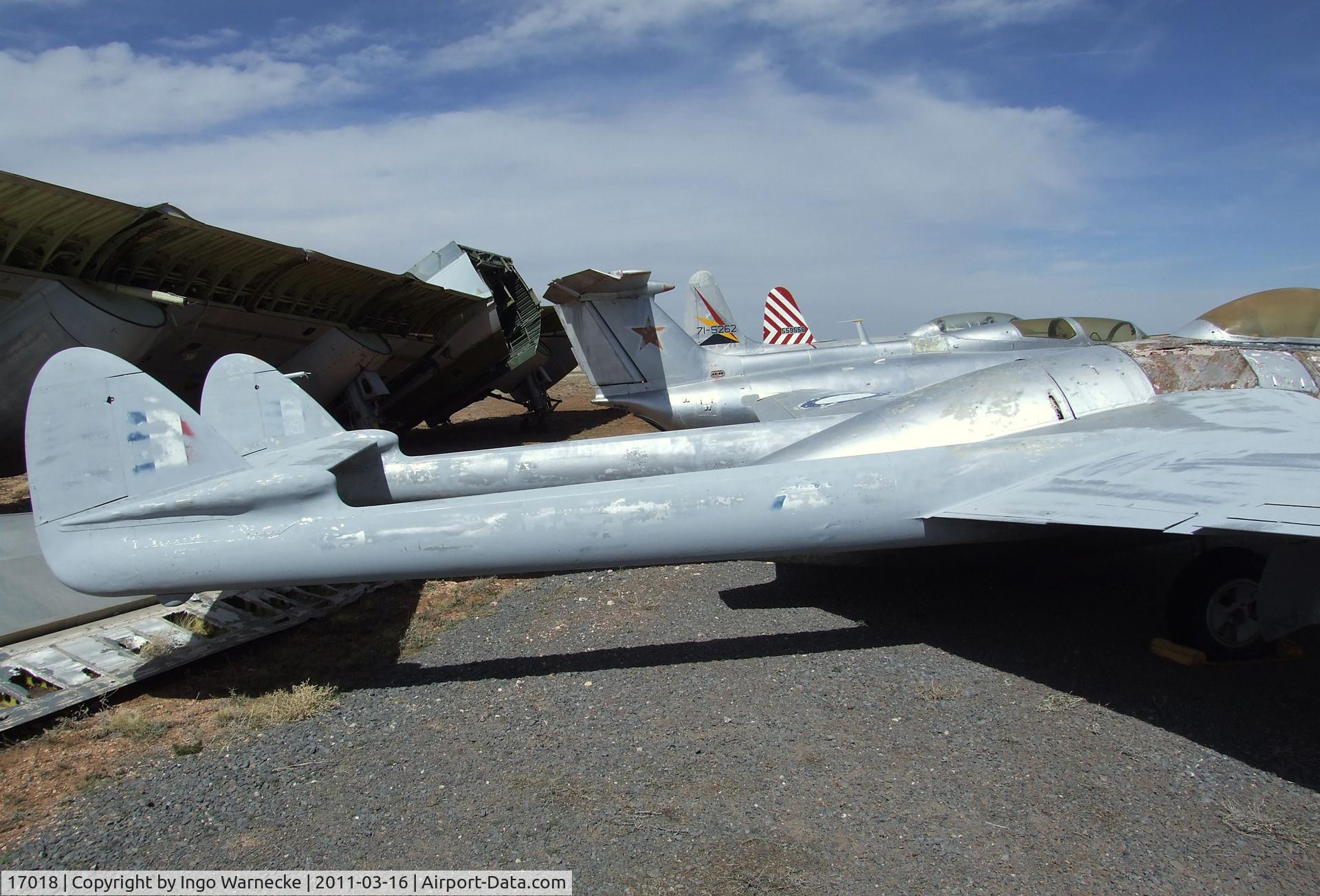 17018, De Havilland DH-100 Vampire F.3 C/N EEP42310, De Havilland D.H.100 Vampire F3 at the Planes of Fame Air Museum, Valle AZ