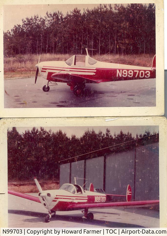 N99703, 1946 Erco 415C Ercoupe C/N 2326, This photo was made when aircraft was located in Toccoa, GA.