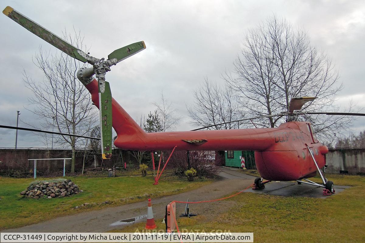 CCCP-31449, Mil Mi-4 Hound C/N Not found CCCP-31449, At Aviomuzejs, Riga