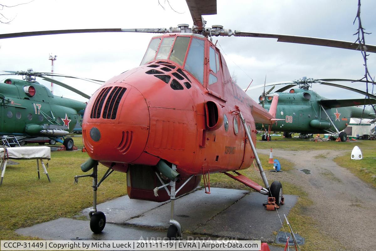 CCCP-31449, Mil Mi-4 Hound C/N Not found CCCP-31449, At Aviomuzejs, Riga