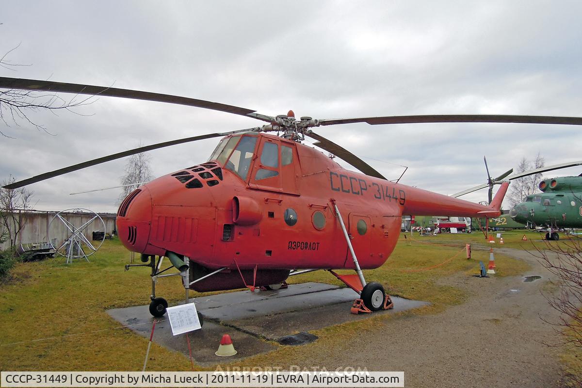 CCCP-31449, Mil Mi-4 Hound C/N Not found CCCP-31449, At Aviomuzejs, Riga