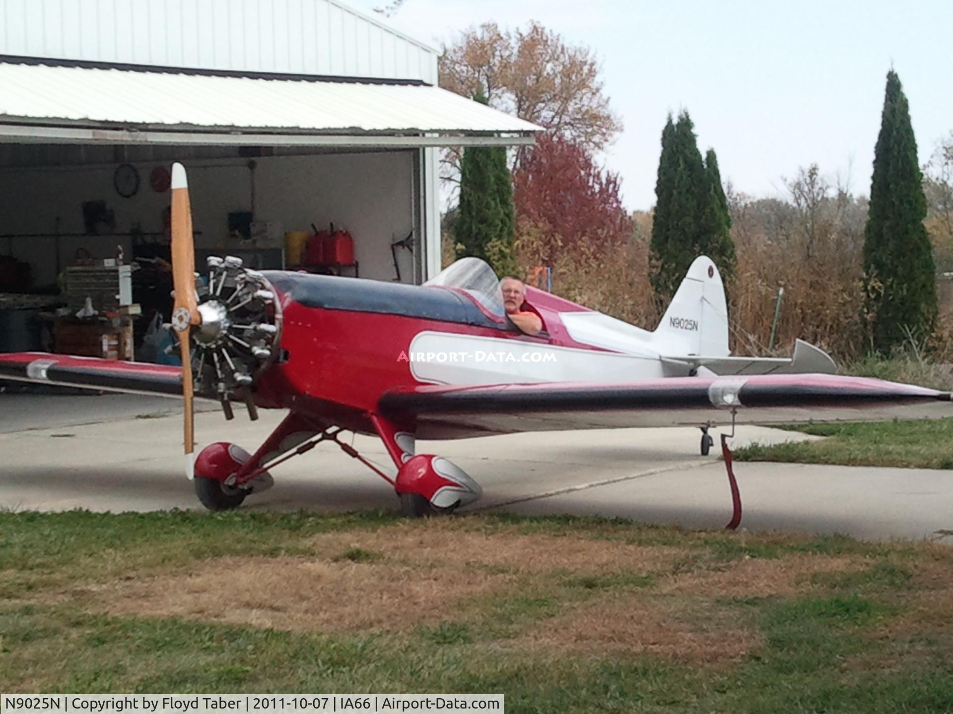 N9025N, Warner Sportster C/N 50102, Engine Run Up at Nash Field