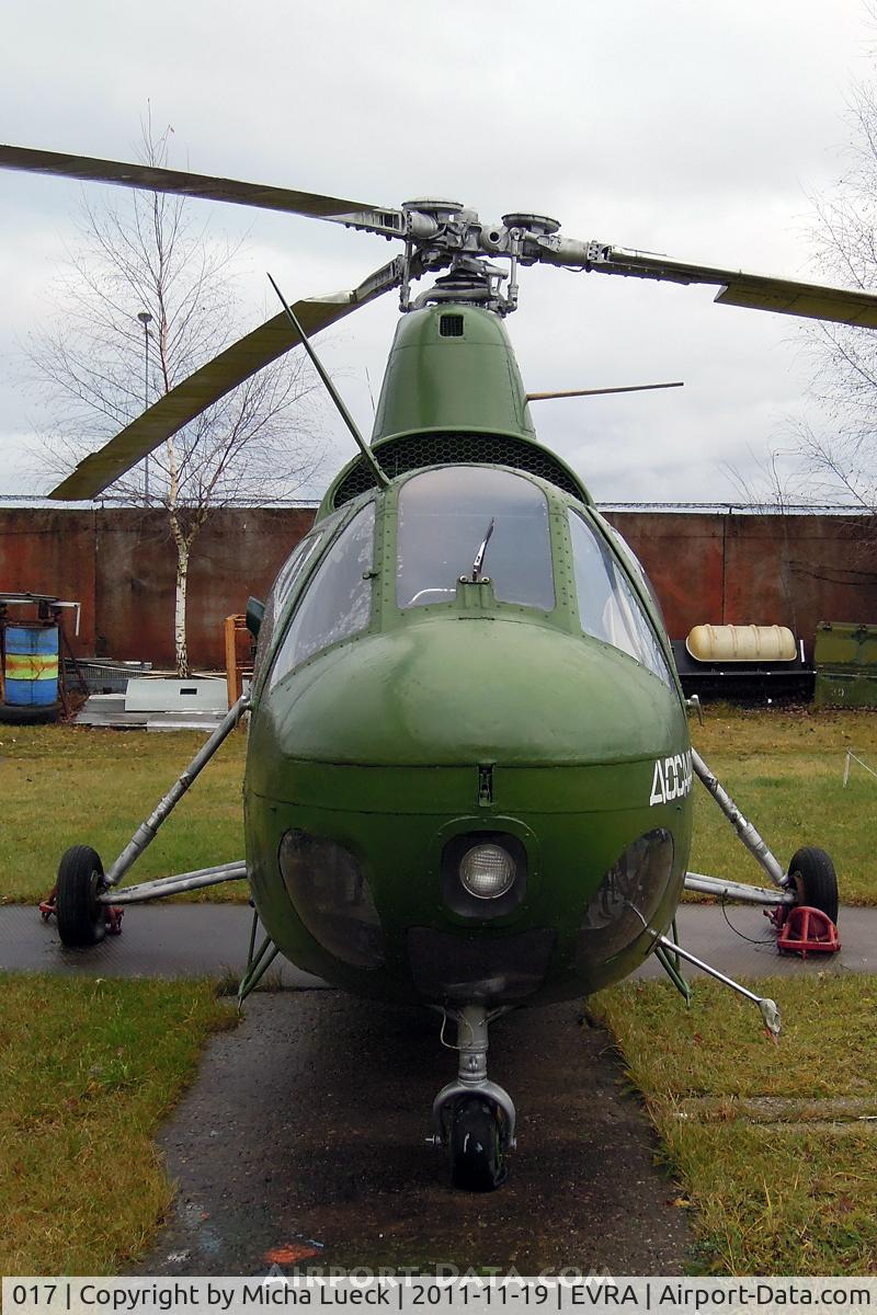 017, Mil Mi-1MU C/N Not found 017, At Aviomuzejs, Riga