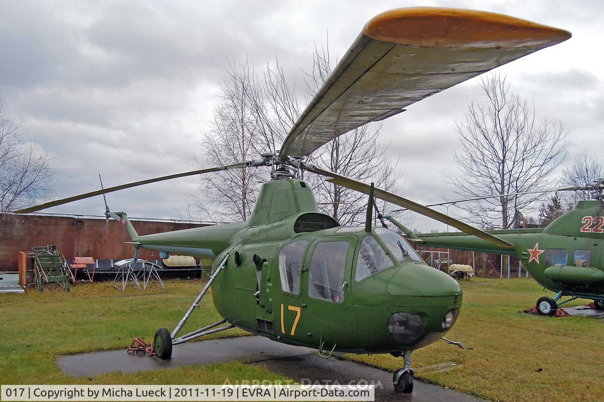 017, Mil Mi-1MU C/N Not found 017, At Aviomuzejs, Riga