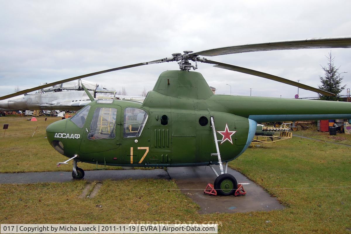 017, Mil Mi-1MU C/N Not found 017, At Aviomuzejs, Riga