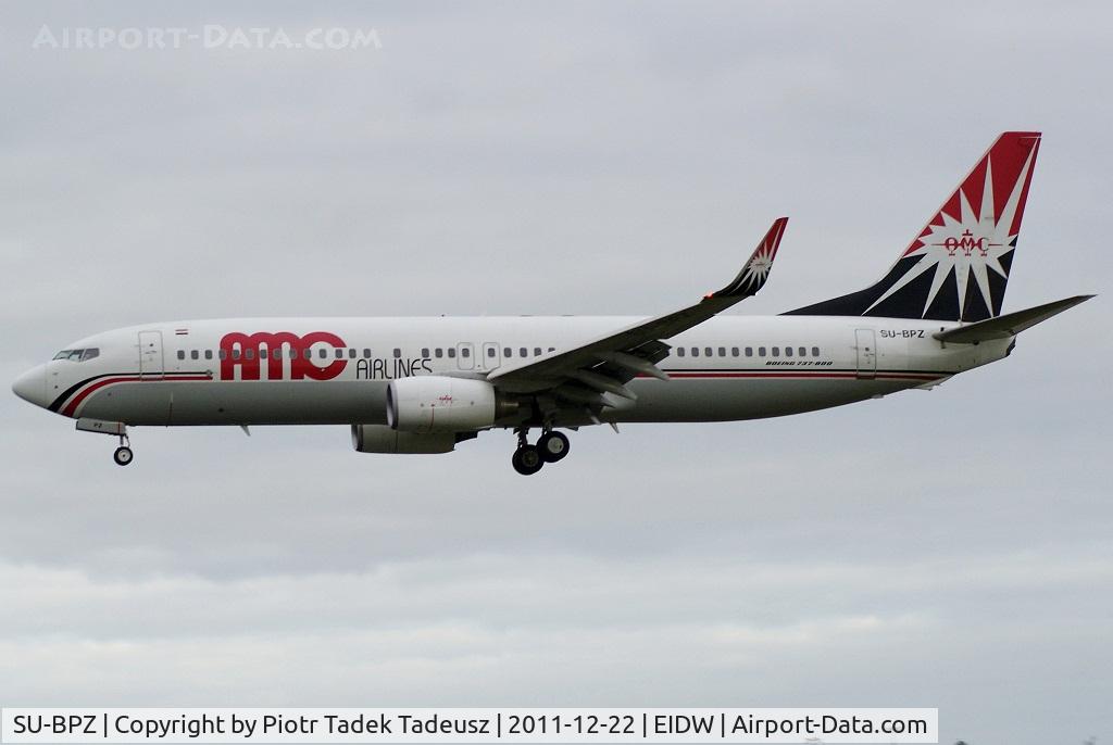 SU-BPZ, 2007 Boeing 737-86N C/N 35213, Dublin