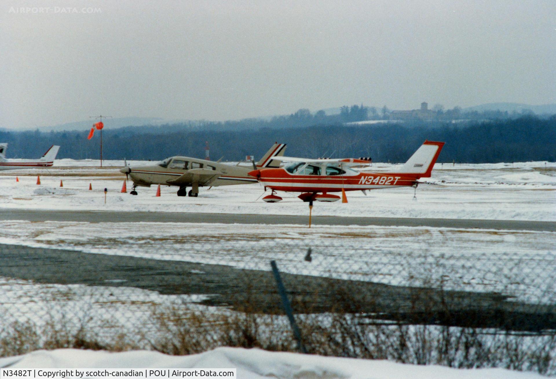N3482T, 1968 Cessna 177 Cardinal C/N 17700782, 1968 Cessna 177 N3482T at Dutchess County Airport, Poughkeepsie, NY - circa 1980's 