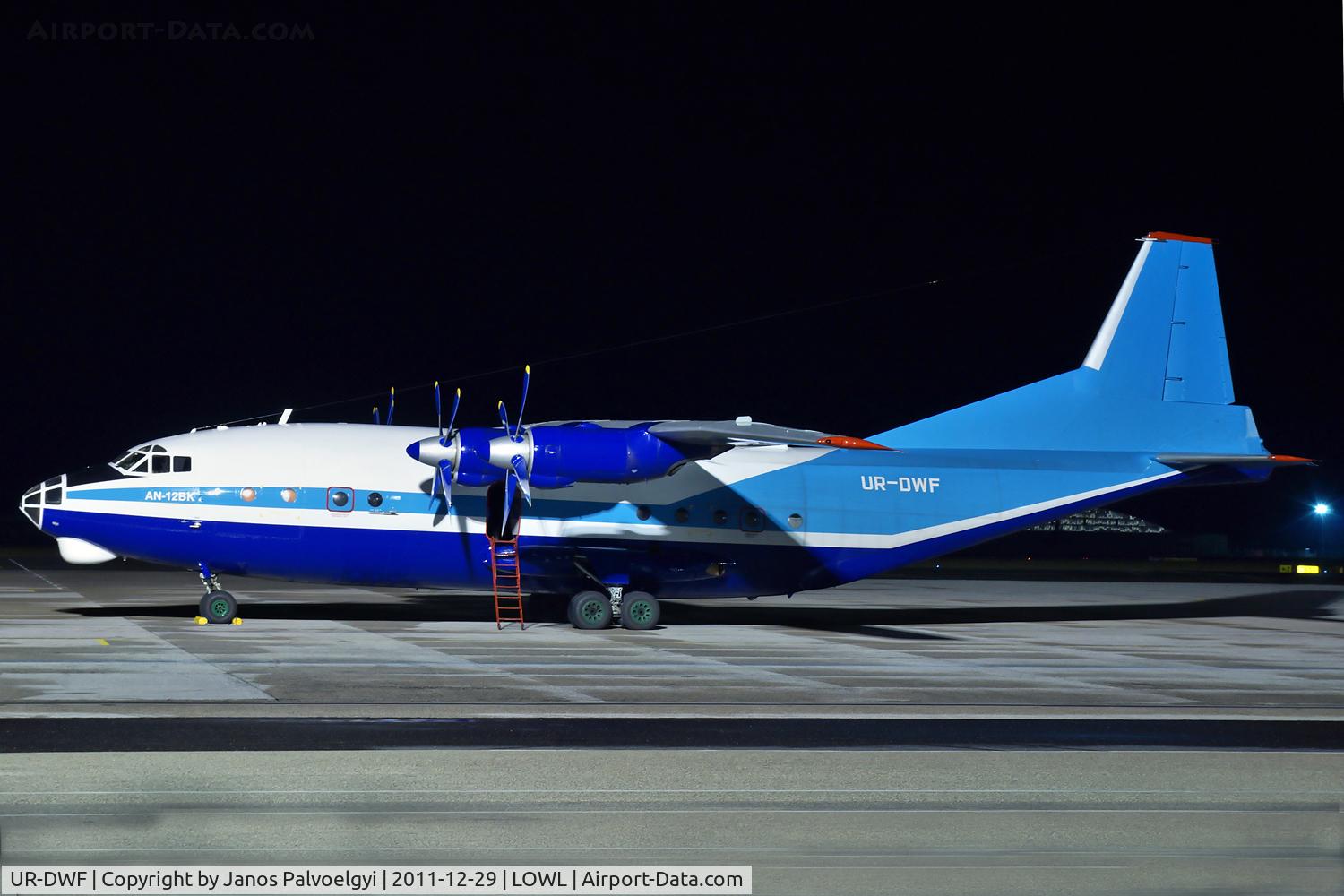 UR-DWF, 1968 Antonov An-12BK C/N 8345802, Mardian Aviation Antonov An12BK in LOWL/LNZ