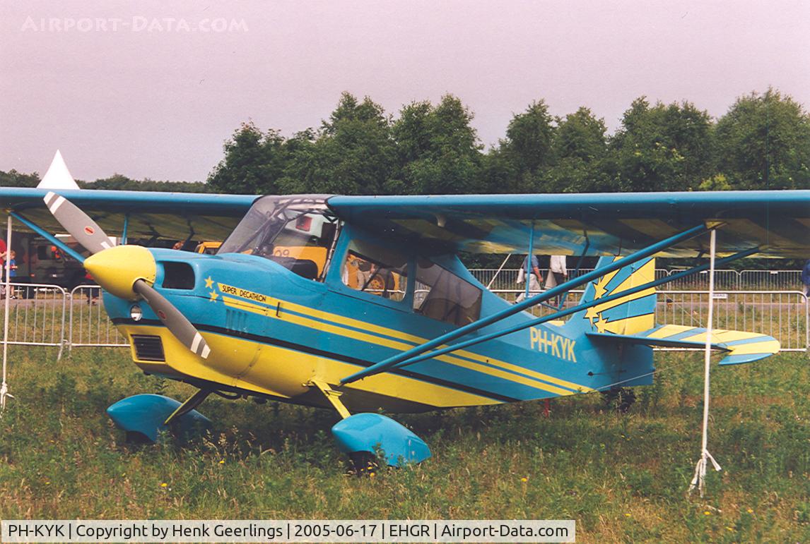 PH-KYK, Bellanca 8KCAB Super Decathlon C/N 606-80, Dutch AF Openday at Gilze Rijen AFB - 2005