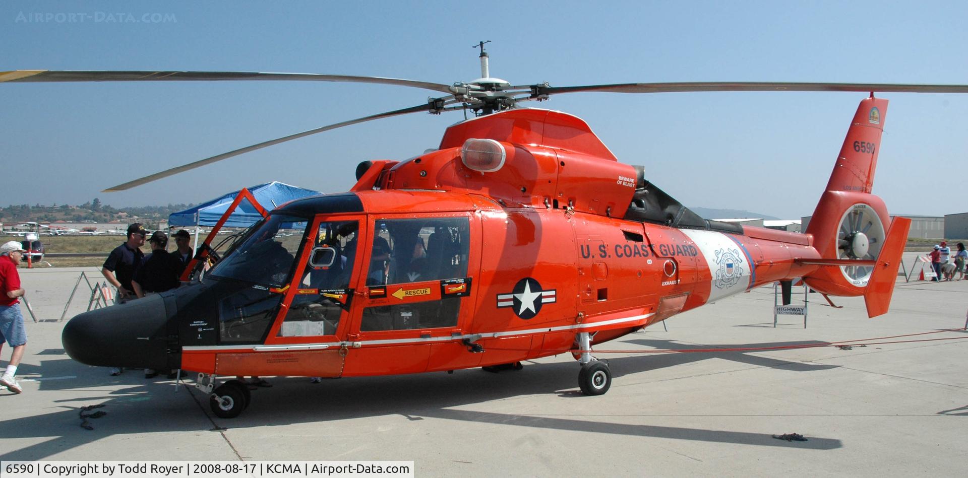 6590, Aerospatiale HH-65A Dolphin C/N 6291, Camarillo Airshow 2008