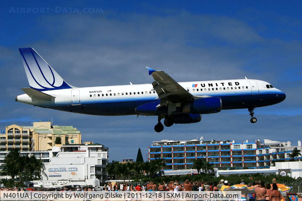 N401UA, 1993 Airbus A320-232 C/N 435, visitor