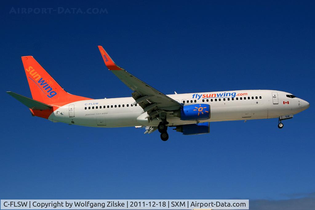 C-FLSW, 2008 Boeing 737-8HX C/N 36552, visitor