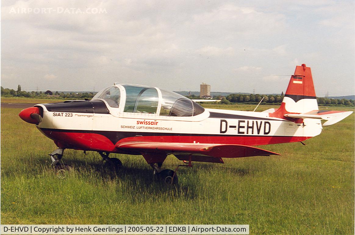 D-EHVD, SIAT 223K-1 Flamingo C/N 020, Hangelar Airport nr Bonn