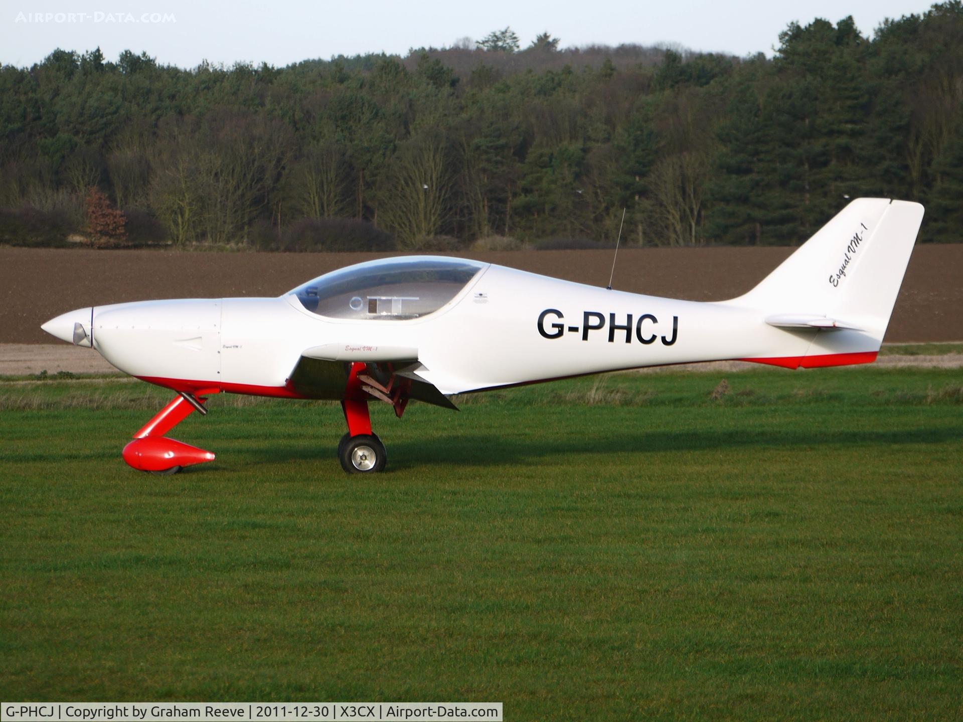 G-PHCJ, 2007 Vol Mediterrani VM-1 Esqual C C/N E180039, Parked at Northrepps.
