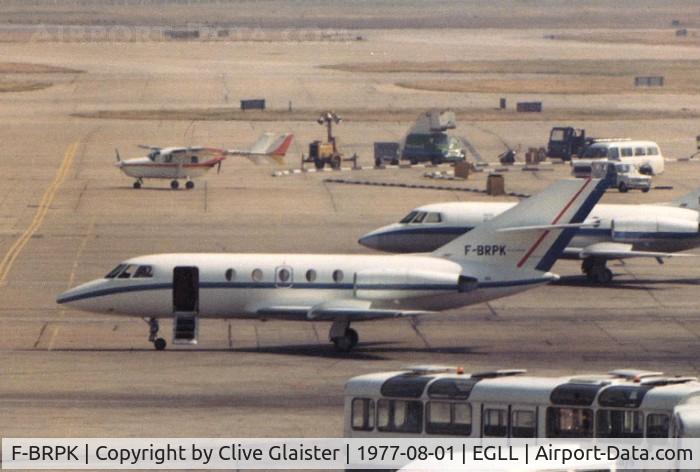 F-BRPK, Dassault Falcon (Mystere) 20C C/N 188, Using my first SLR camera