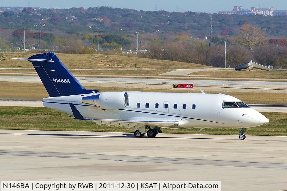 N146BA, 1996 Canadair Challenger 604 (CL-600-2B16) C/N 5327, Taxiing to 30L for departure