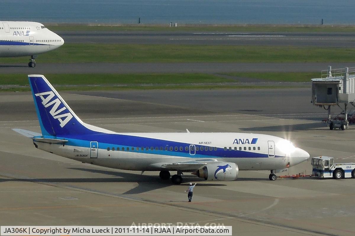JA306K, 1999 Boeing 737-54K C/N 29794/3109, At Narita