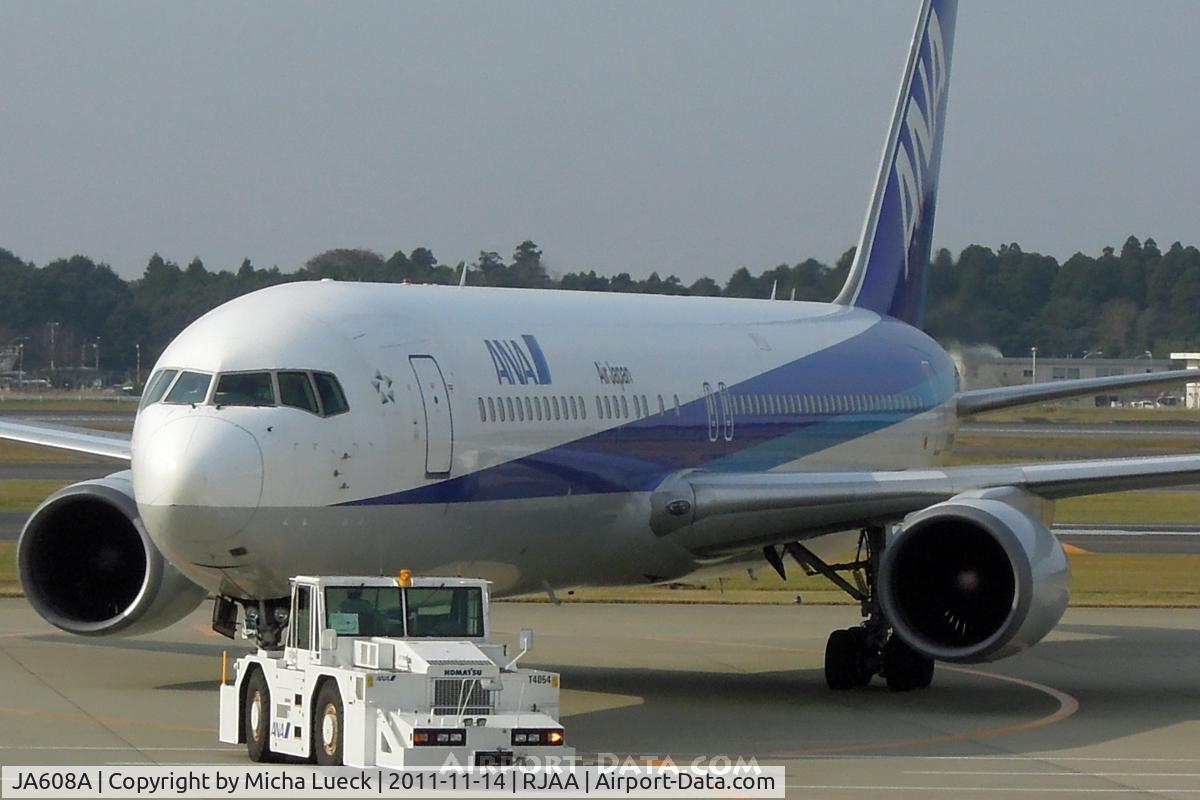 JA608A, 2002 Boeing 767-381/ER C/N 32977, At Narita