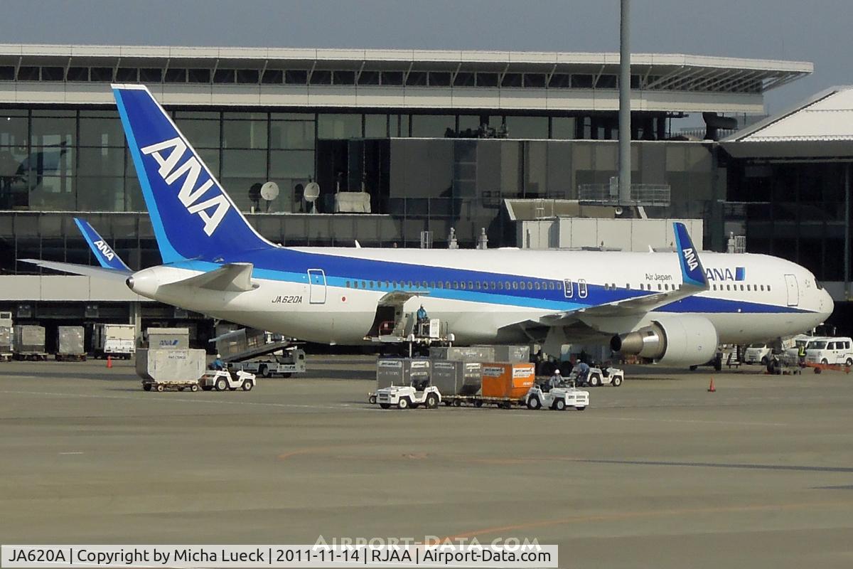 JA620A, 2010 Boeing 767-381/ER C/N 40565, At Narita