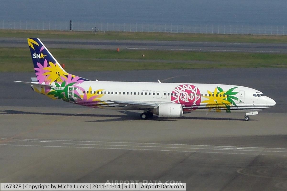 JA737F, 1996 Boeing 737-43Q C/N 28492, At Haneda