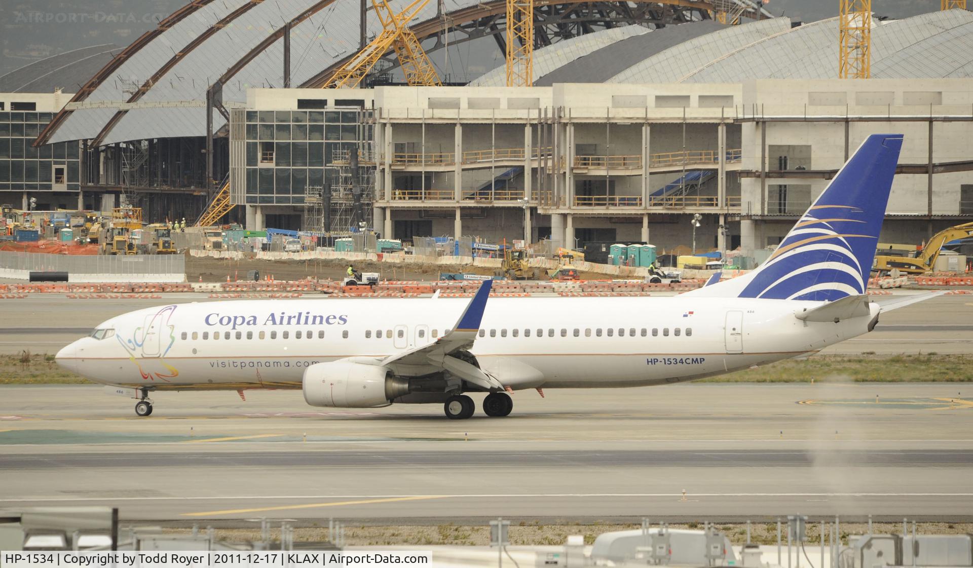 HP-1534, 2001 Boeing 737-86N C/N 28645, Arriving at LAX