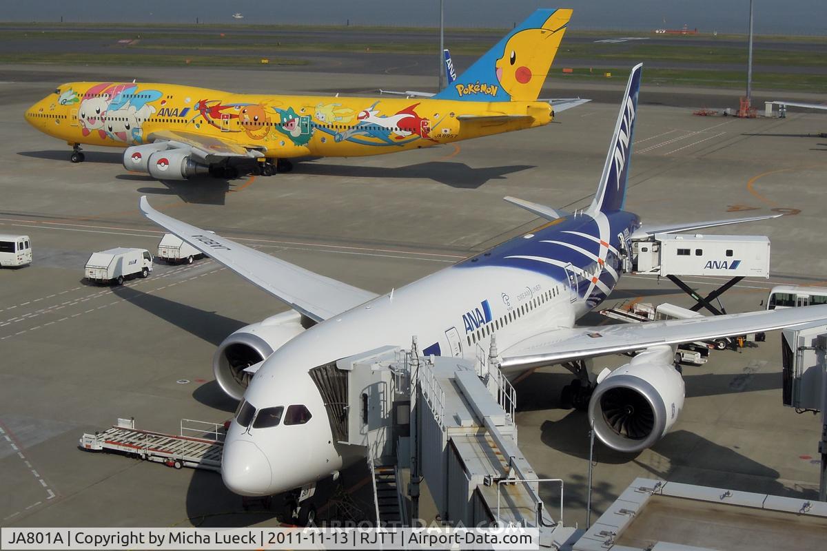 JA801A, 2011 Boeing 787-8 Dreamliner C/N 34488, Two amazing ANA beauties