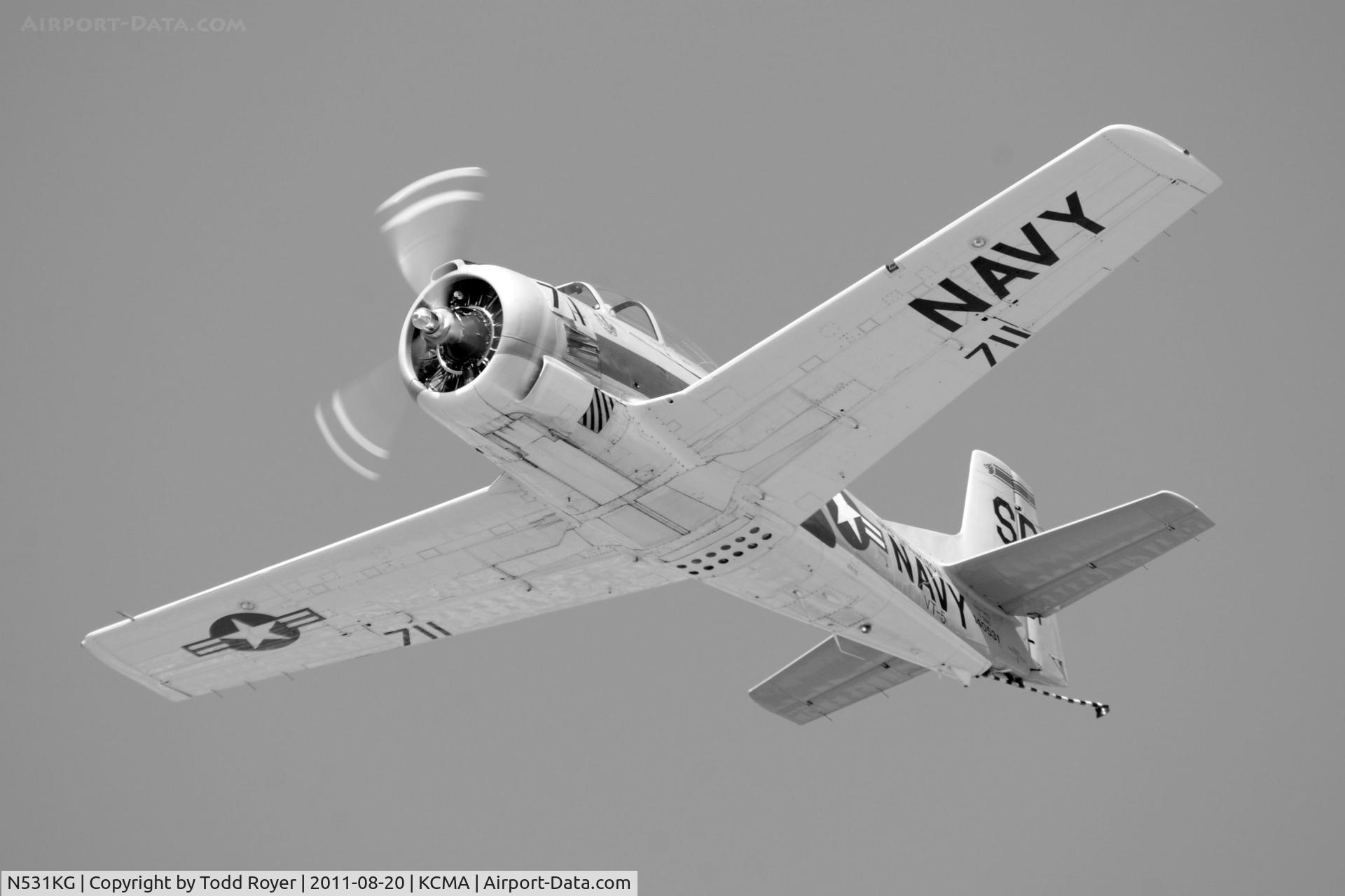 N531KG, 1954 North American T-28C Trojan Trojan C/N 226-108, Camarillo Airshow 2011