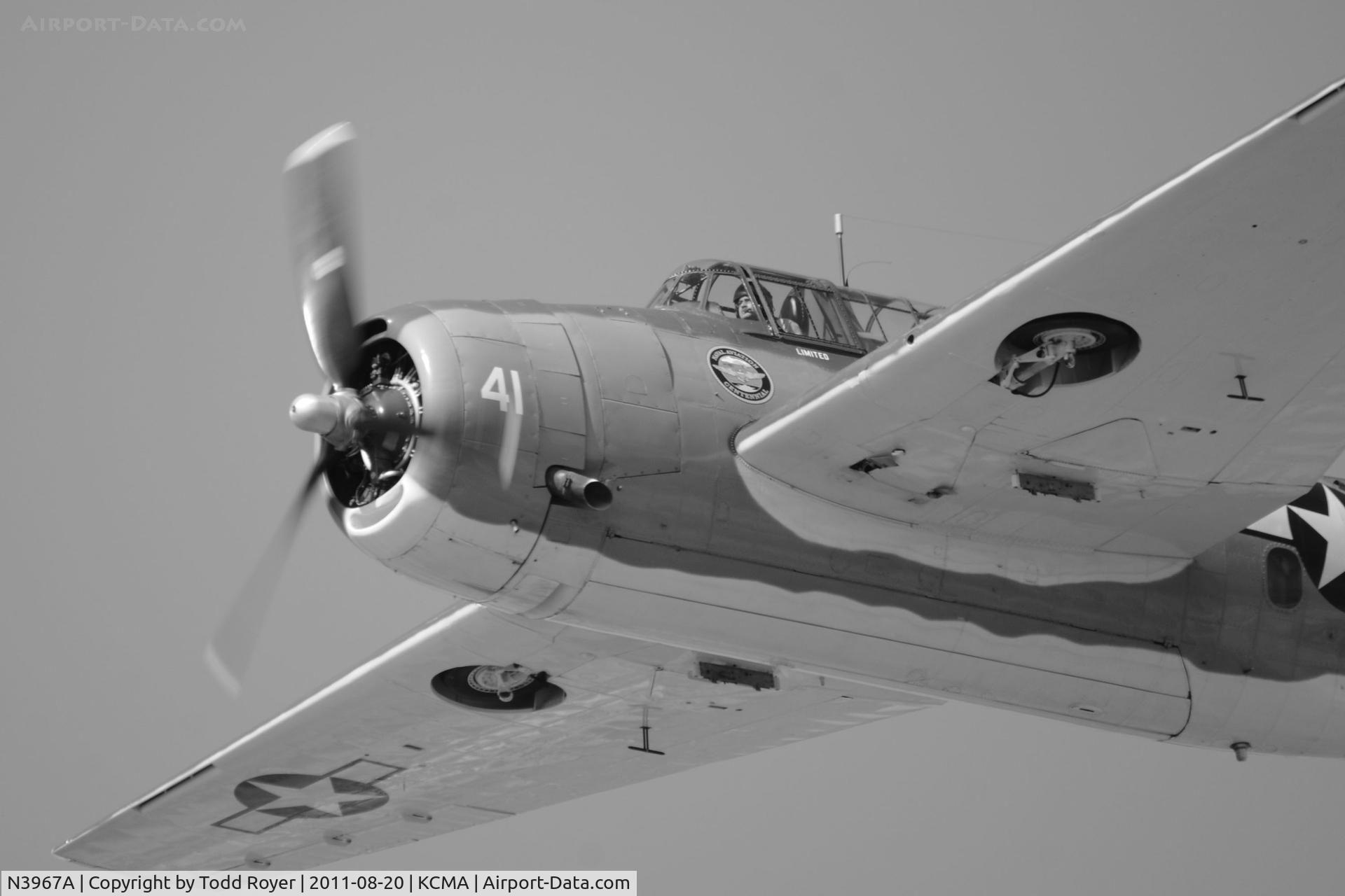 N3967A, 1945 Grumman TBM-3U Avenger C/N 53835, Camarillo airshow 2011
