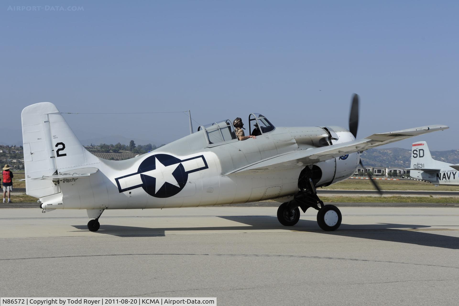 N86572, General Motors (Grumman) FM-2 Wildcat C/N 5626, Camarillo Airshow 2011