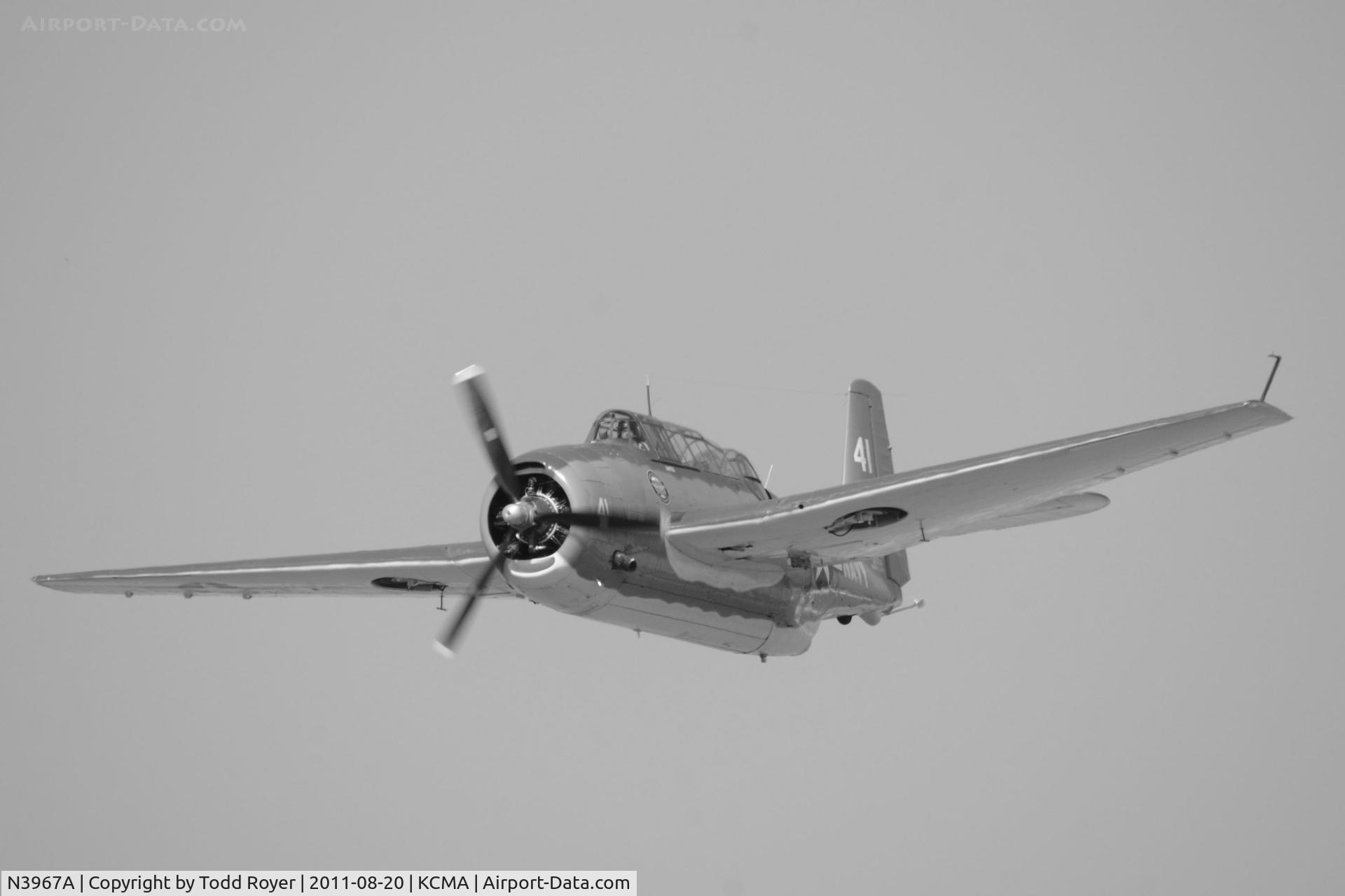 N3967A, 1945 Grumman TBM-3U Avenger C/N 53835, Camarillo Airshow 2011