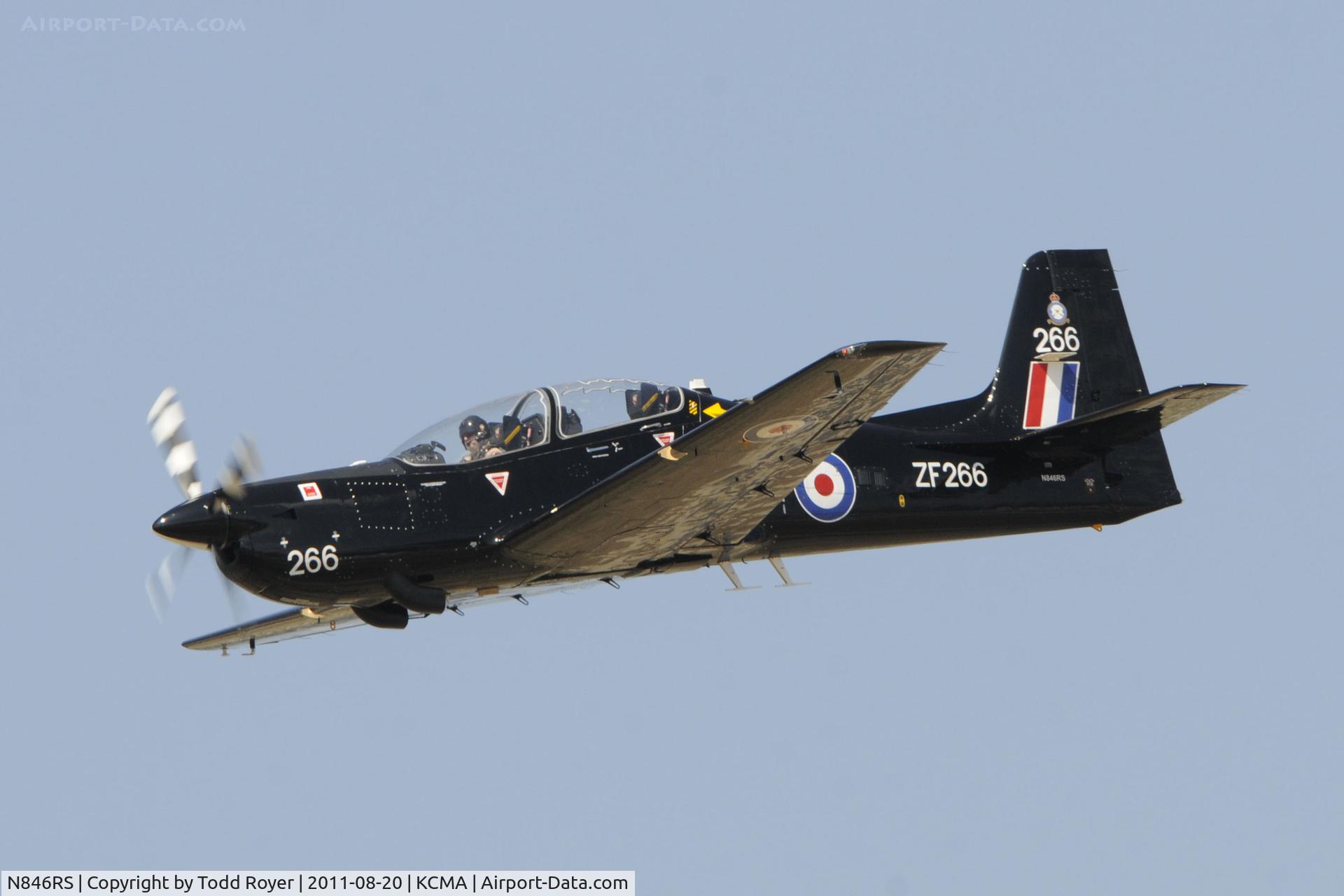 N846RS, 1990 Short S-312 Tucano T1 C/N S056/T50, Camarillo Airshow 2011