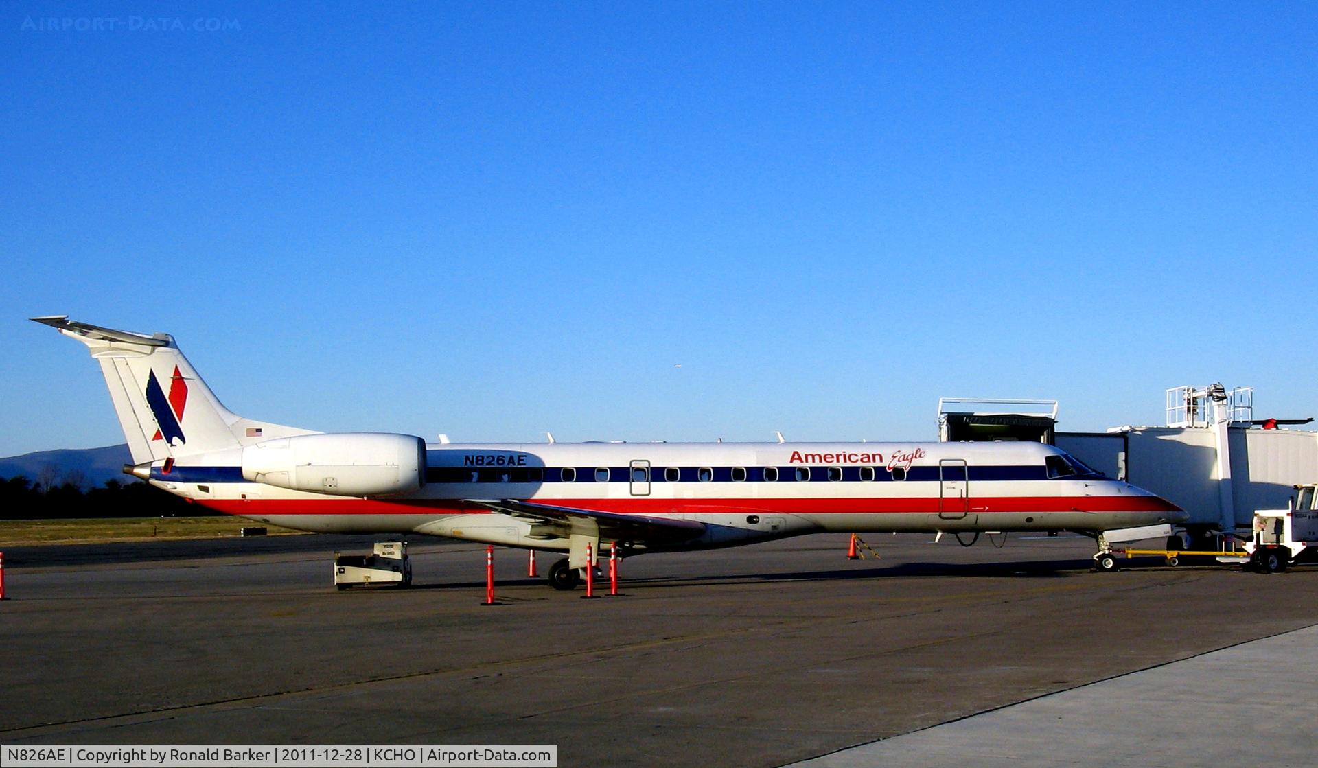 N826AE, 2002 Embraer ERJ-140LR (EMB-135KL) C/N 145592, CHO, VA