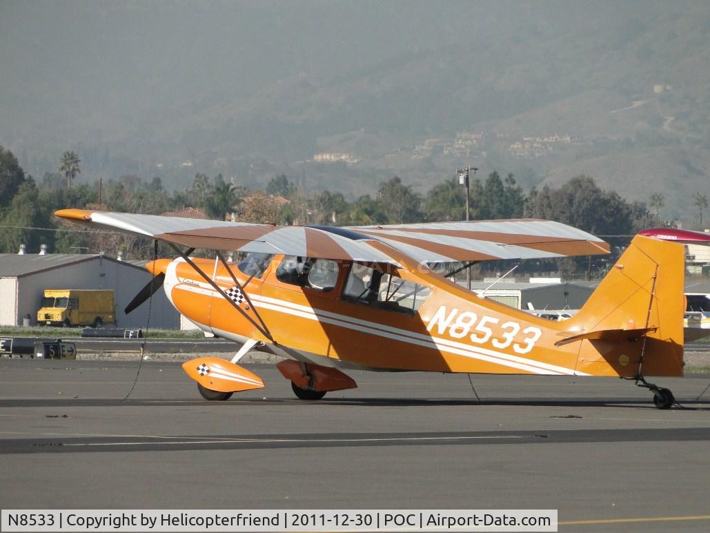 N8533, 1973 Bellanca 7ECA Citabria C/N 928-73, Parked in transient parking
