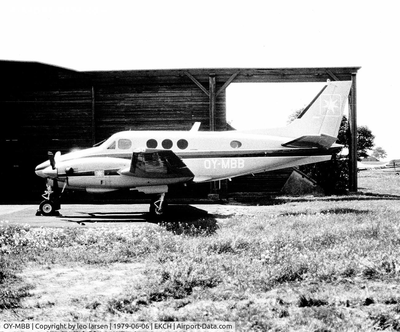 OY-MBB, Beech C90 King Air C/N LJ-848, Copenhagen Kastrup 6.6.79