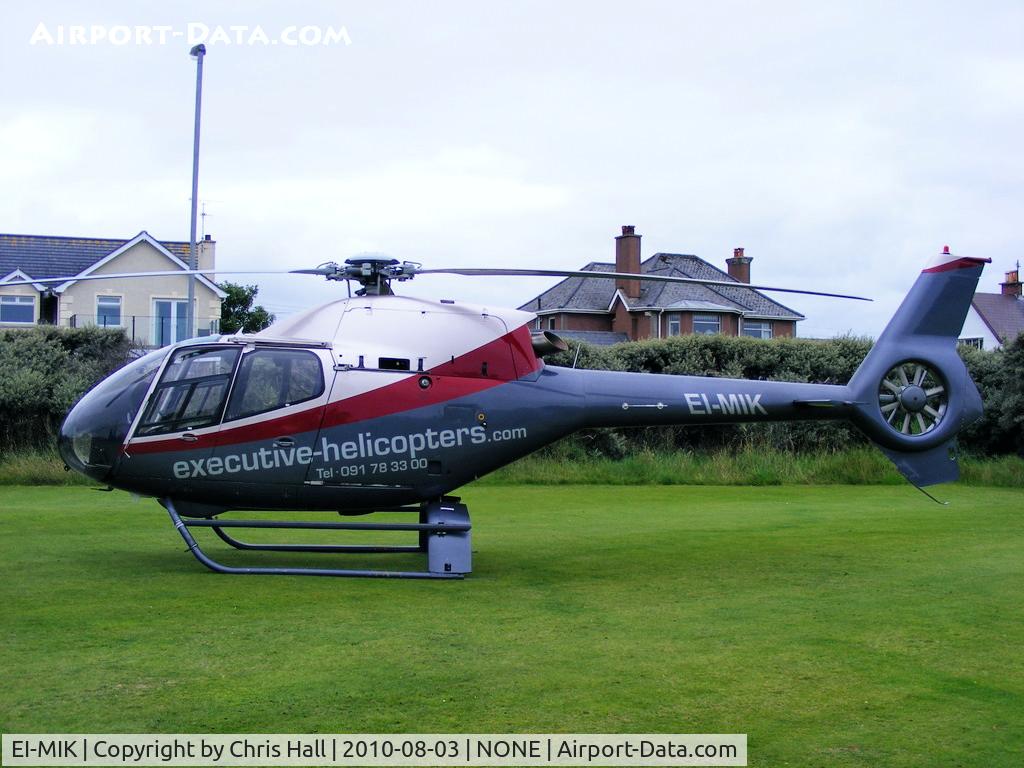 EI-MIK, 2000 Eurocopter EC-120B Colibri C/N 1104, at the Royal Portrush Golf Club, Antrim, Northern Ireland