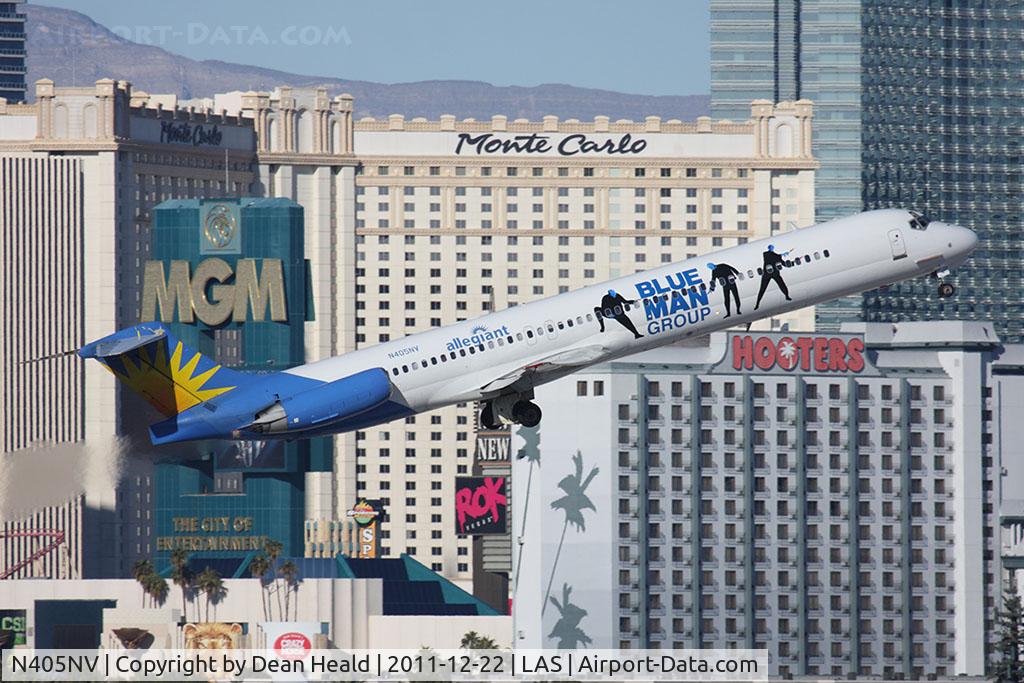 N405NV, 1988 McDonnell Douglas MD-83 (DC-9-83) C/N 49623, Allegiant Air 