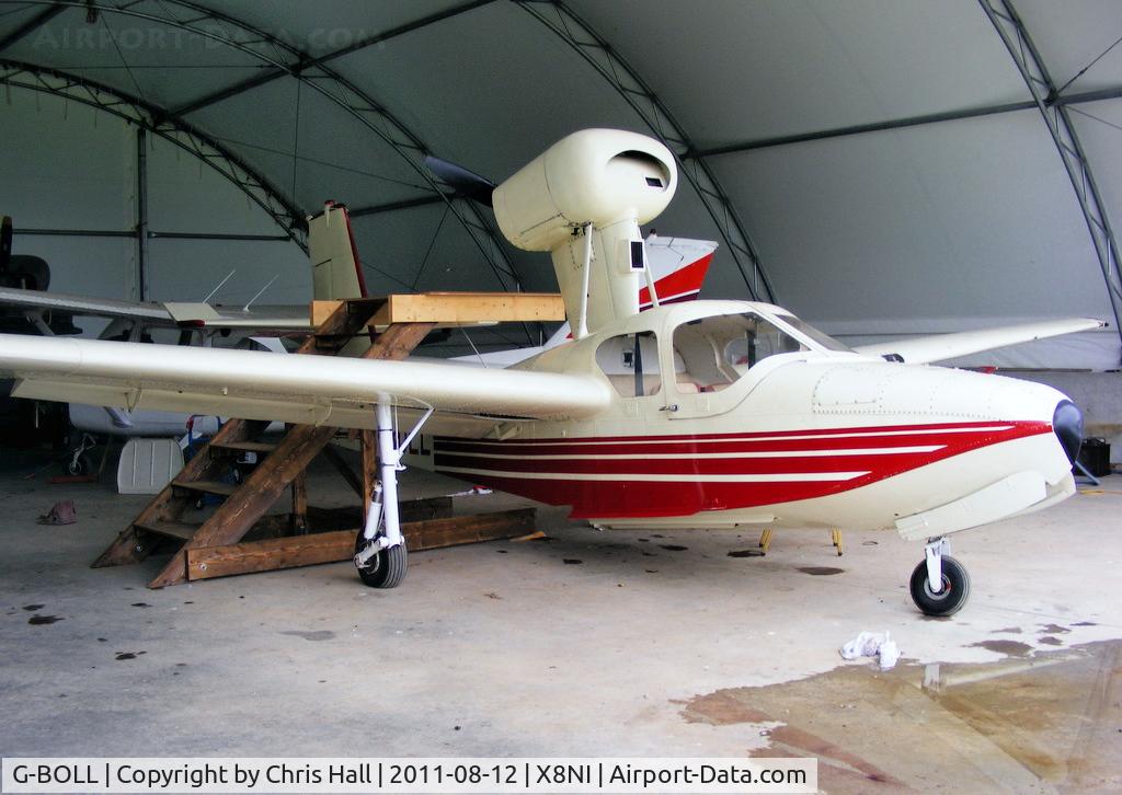 G-BOLL, 1964 Lake LA-4-180 Amphibian C/N 295, at a small airfield in Northern Ireland