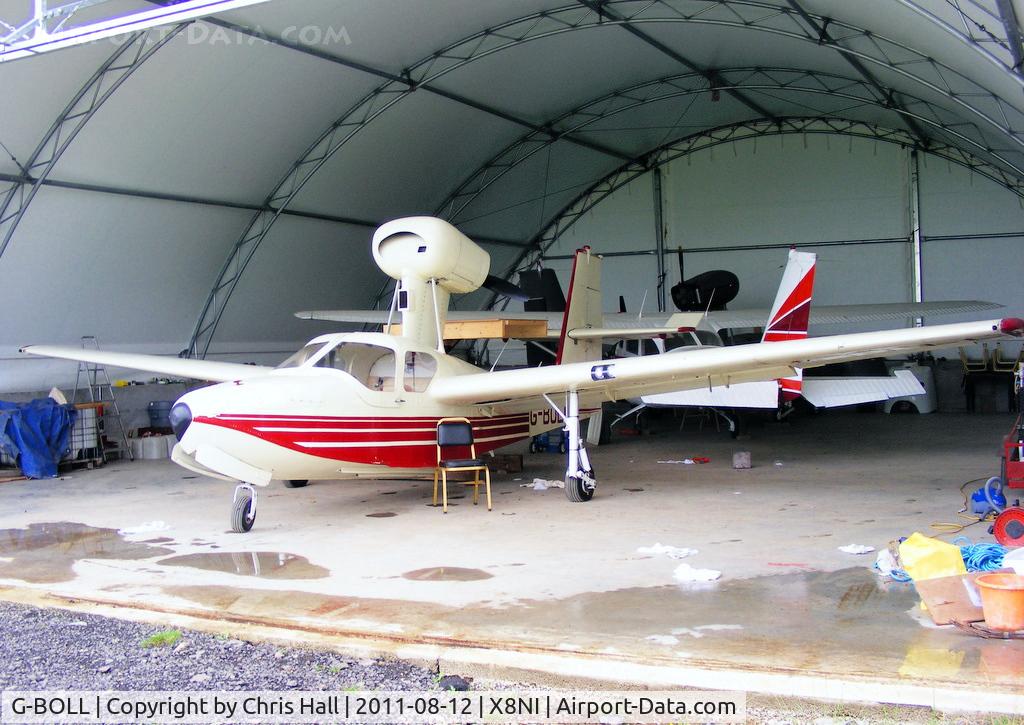 G-BOLL, 1964 Lake LA-4-180 Amphibian C/N 295, at a small airfield in Northern Ireland